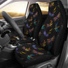 Black Purple Dragonfly Car Seat Cover Car Seat Universal Fit-grizzshop