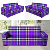 Black Purple Plaid Tartan Sofa Cover-grizzshop