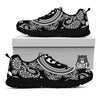 Black Skull Bandana Print Black Sneaker-grizzshop