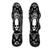 Black Skull Bandana Print Muay Thai Shin Guards-grizzshop