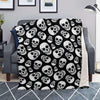 Black Skull Blanket-grizzshop