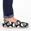 Black Skull Canvas Shoes-grizzshop