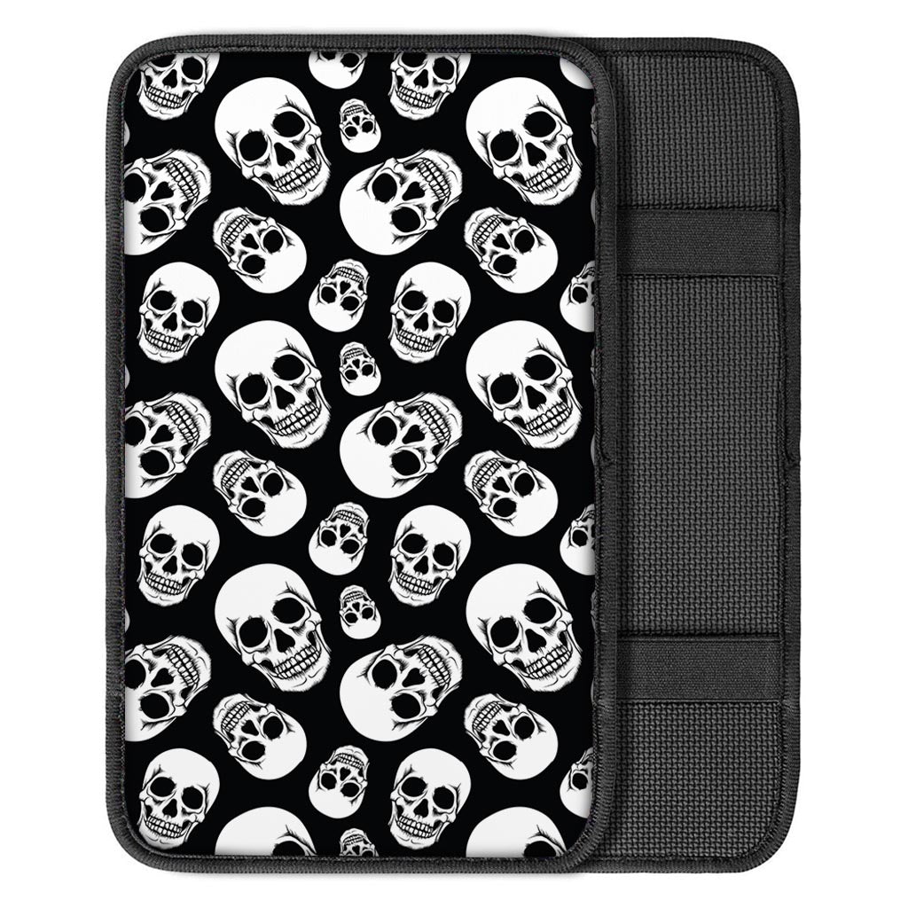 Black Skull Car Console Cover-grizzshop