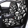 Black Skull Car Seat Covers-grizzshop