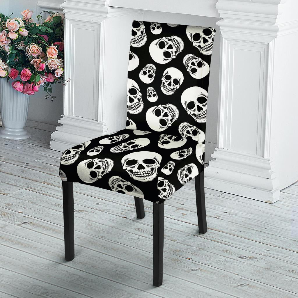 Black Skull Chair Cover-grizzshop