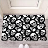 Black Skull Door Mat-grizzshop