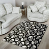 Black Skull Floor Mat-grizzshop