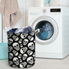 Black Skull Laundry Basket-grizzshop