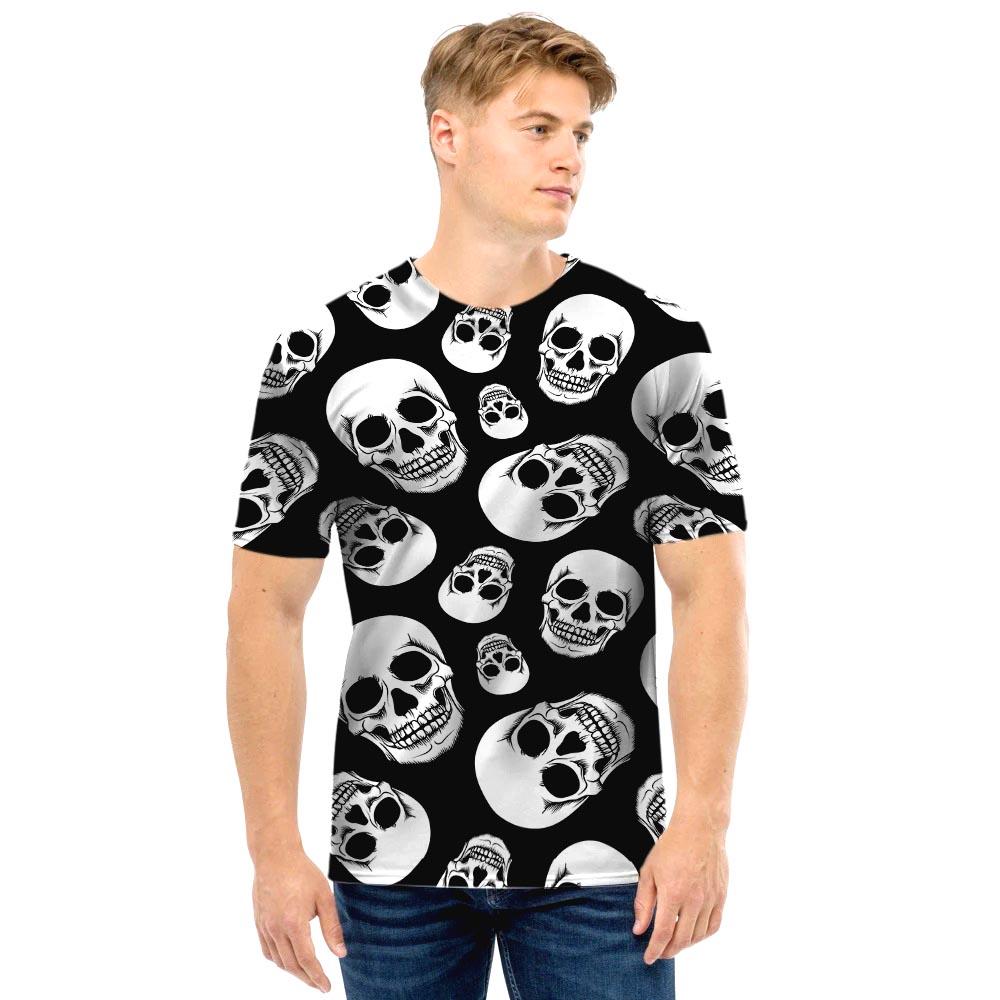 Black Skull Men T Shirt-grizzshop