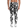 Black Skull Men's Leggings-grizzshop