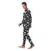 Black Skull Men's Pajamas-grizzshop