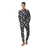 Black Skull Men's Pajamas-grizzshop