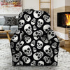 Black Skull Recliner Cover-grizzshop