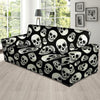 Black Skull Sofa Cover-grizzshop