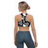 Black Skull Sports Bra-grizzshop