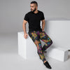 Black Skull Trippy Psychedelic Men's Joggers-grizzshop