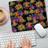 Black Skull Trippy Psychedelic Mouse Pad-grizzshop