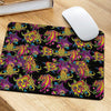 Black Skull Trippy Psychedelic Mouse Pad-grizzshop