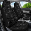 Black Spider Web Pattern Print Universal Fit Car Seat Cover-grizzshop