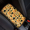 Black Sunflower Car Console Cover-grizzshop