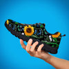 Black Sunflower Floral Men's Sneakers-grizzshop