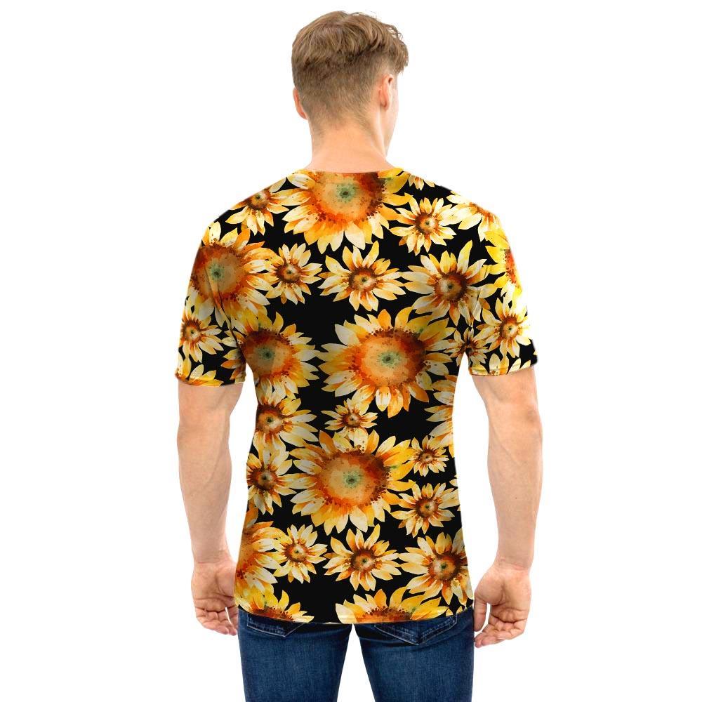 Black Sunflower Men T Shirt-grizzshop