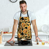 Black Sunflower Men's Apron-grizzshop