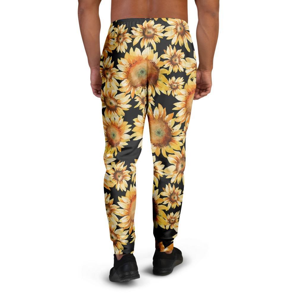 Black Sunflower Men's Joggers-grizzshop