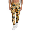 Black Sunflower Men's Leggings-grizzshop