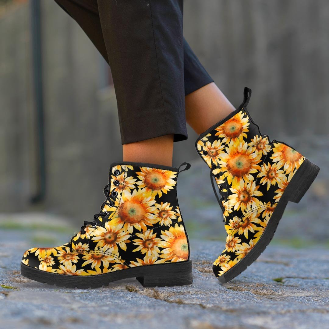 Black Sunflower Women's Boots-grizzshop