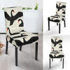 Black Swan Pattern Print Chair Cover-grizzshop