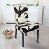 Black Swan Pattern Print Chair Cover-grizzshop