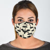 Black Swan Pattern Print Face Mask-grizzshop