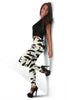 Black Swan Print Pattern Women Leggings-grizzshop