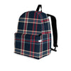 Black Tartan Plaid Backpack-grizzshop