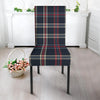 Black Tartan Plaid Chair Cover-grizzshop