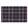 Black Tartan Plaid Door Mat-grizzshop