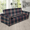 Black Tartan Plaid Sofa Cover-grizzshop