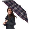 Black Tartan Plaid Umbrella-grizzshop