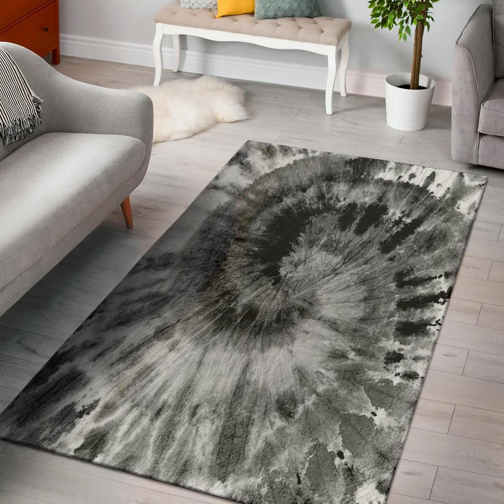 Black Tie Dye Floor Mat-grizzshop