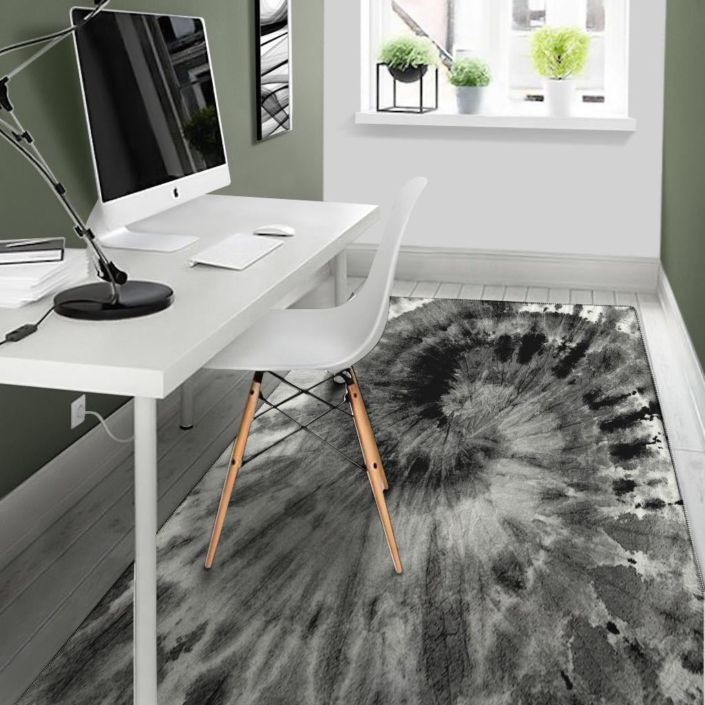 Black Tie Dye Floor Mat-grizzshop