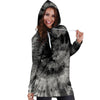 Black Tie Dye Hoodie Dress-grizzshop