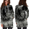 Black Tie Dye Hoodie Dress-grizzshop