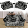 Black Tie Dye Loveseat Cover-grizzshop