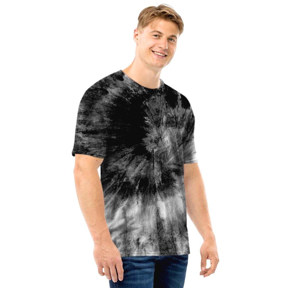 Black Tie Dye Men T Shirt-grizzshop