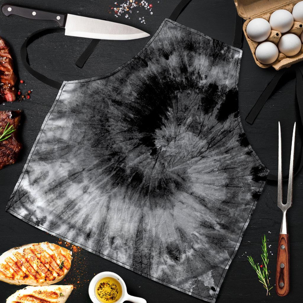 Black Tie Dye Men's Apron-grizzshop