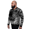 Black Tie Dye Men's Bomber Jacket-grizzshop