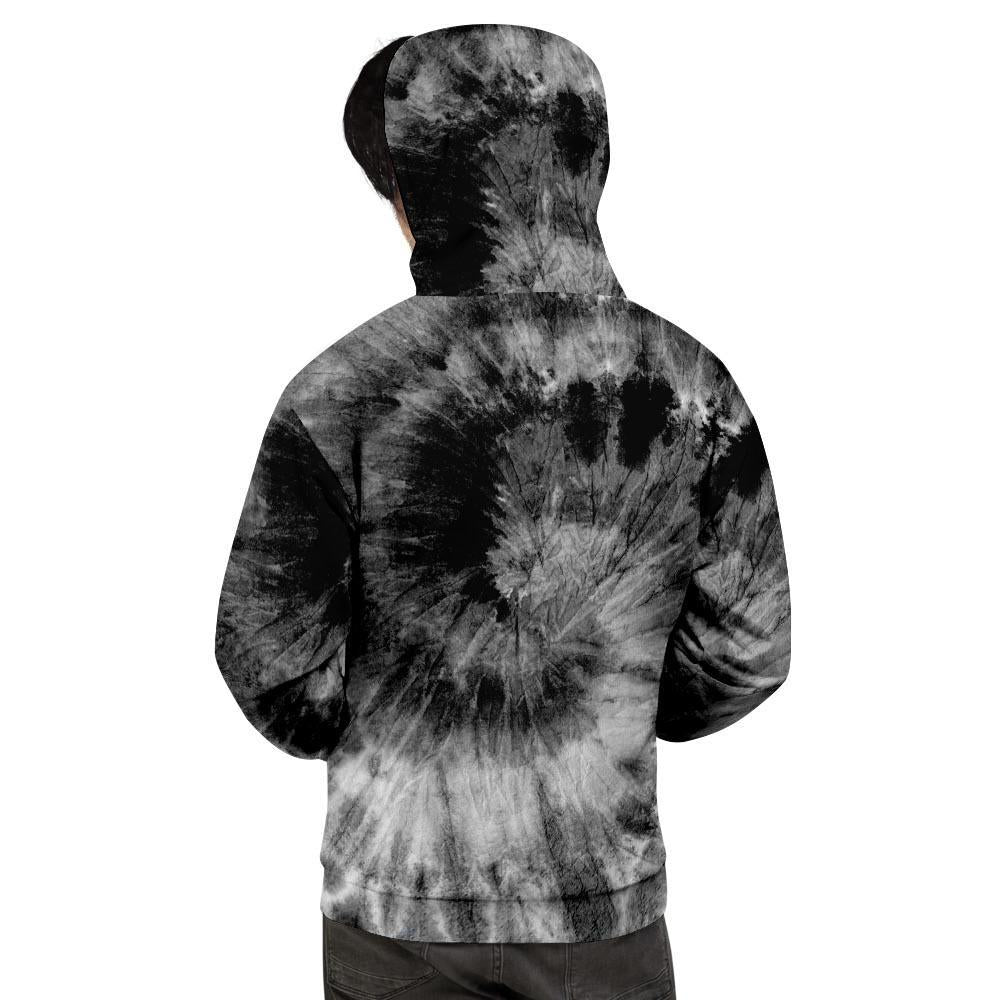 Black Tie Dye Men's Hoodie-grizzshop