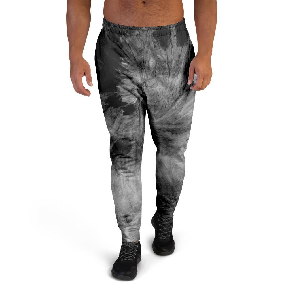 Black Tie Dye Men's Joggers-grizzshop