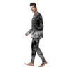 Black Tie Dye Men's Pajamas-grizzshop